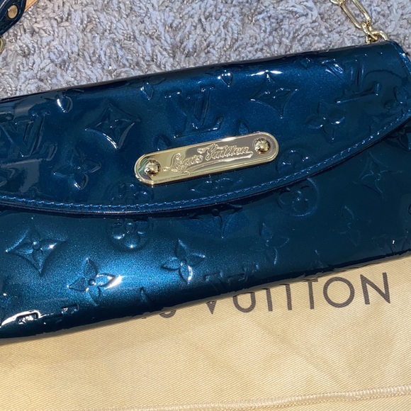 Louis Vuitton deep blue patent vernis clutch - Picture 2 of 5